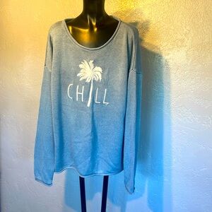 Acrylic sweater size large new